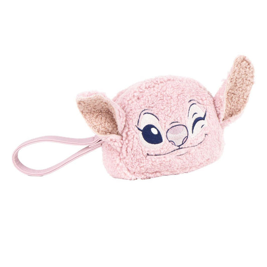 Disney Lilo and Stitch Angel Fleece Toiletry Bag for Kids – 15 x 11 cm