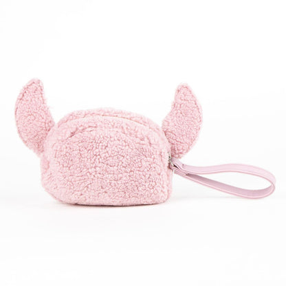 Disney Lilo et Stitch Trousse de Toilette Angel en Polaire pour Enfants – 15 x 11 cm