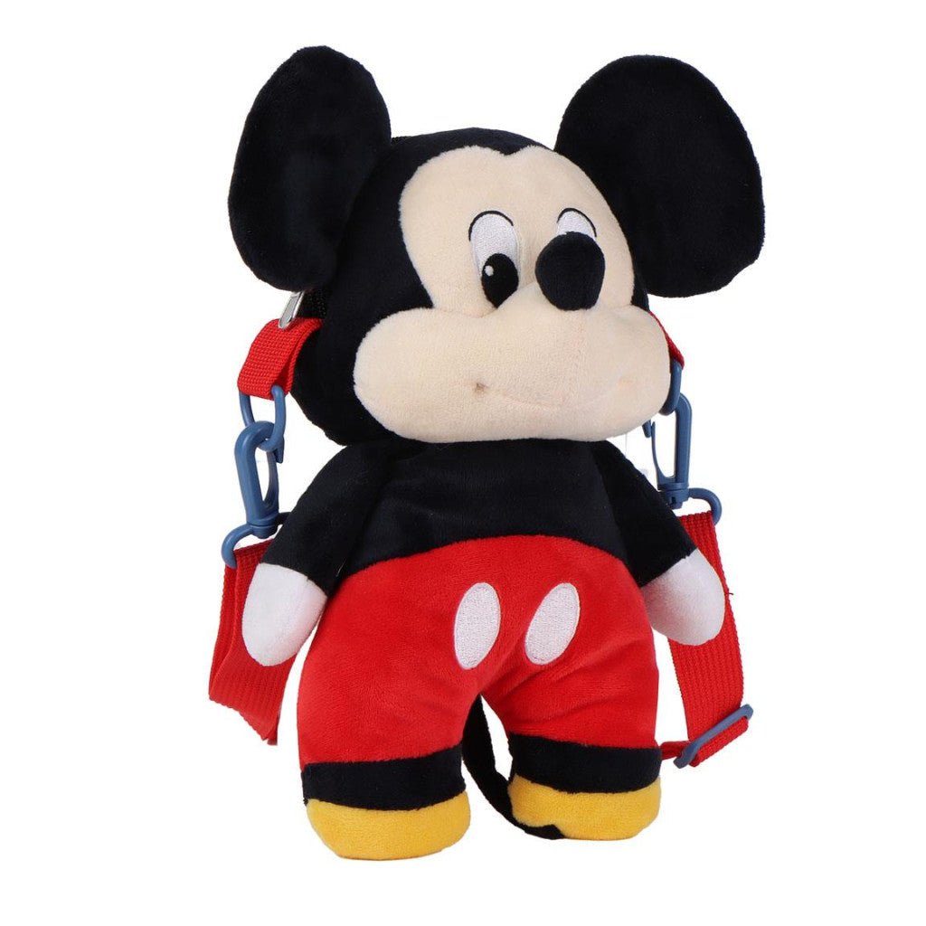 Disney Mickey Smile Plüschrucksack Kindergartenrucksack für Kinder – 28 cm