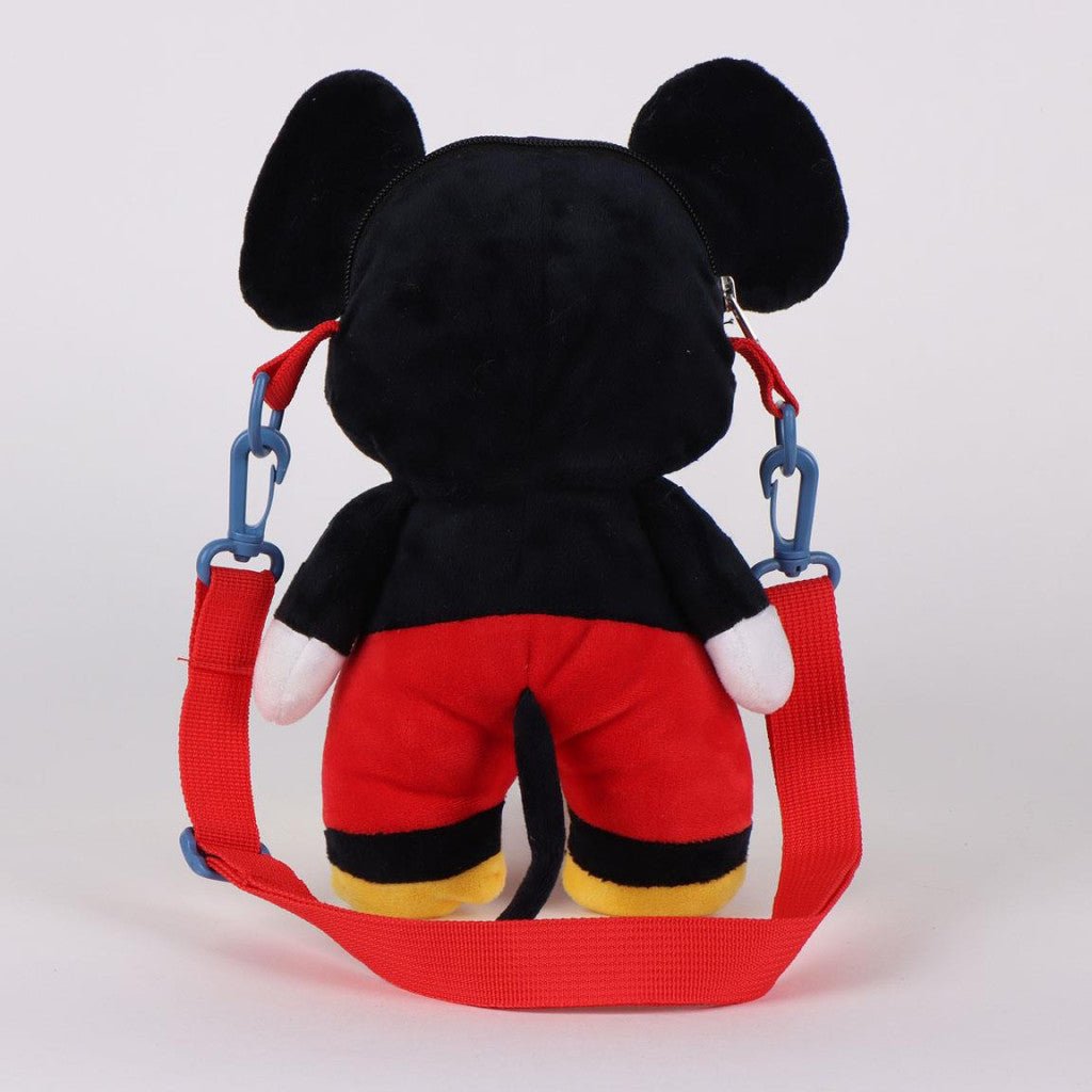 Disney Mickey Smile Plüschrucksack Kindergartenrucksack für Kinder – 28 cm