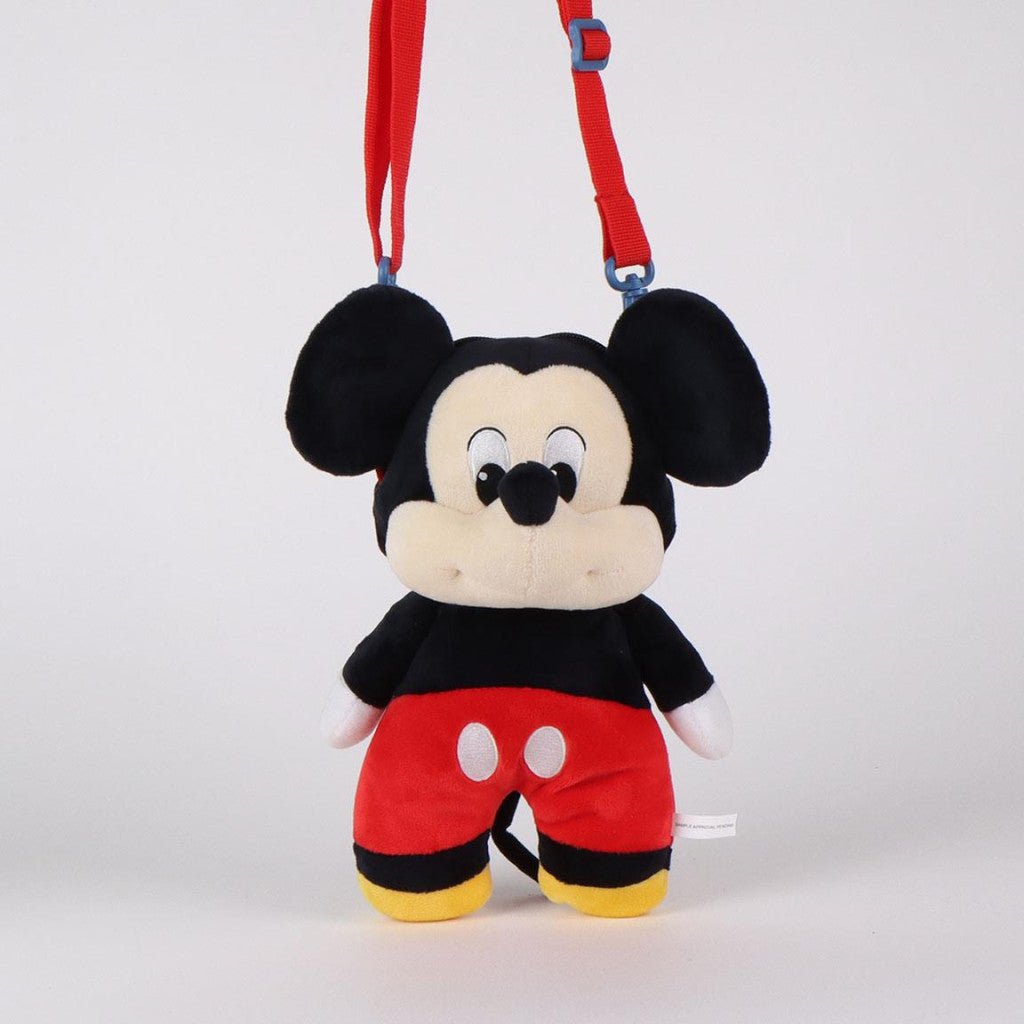 Disney Mickey Smile Plüschrucksack Kindergartenrucksack für Kinder – 28 cm