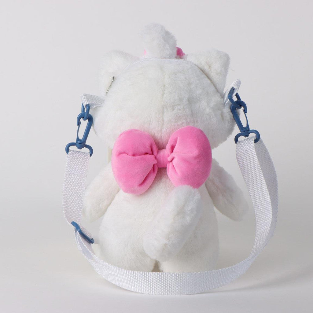 Disney Marie White Plüschrucksack Kindergartenrucksack für Kinder – 28 cm