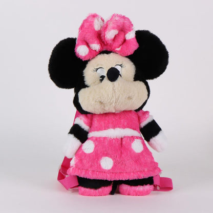 Disney Minnie Pinky Plüschrucksack Kindergartenrucksack für Kinder – 30 cm