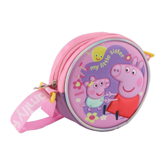 Peppa Wutz My Little Sister Umhängetasche für Kinder – 13 x 13 cm
