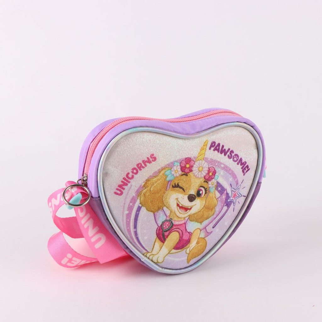 Paw Patrol Unicorns Pawsome glitzer Umhängetasche für Kinder – 15 x 14 cm
