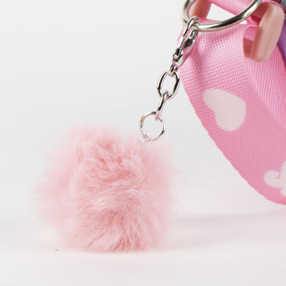 Sac à bandoulière Disney Princesse Fur ever paillettes pour enfants – 15 x 11 cm