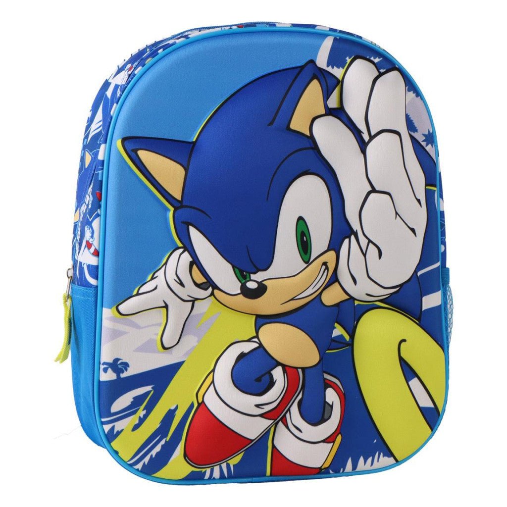 Sonic the Hedgehog Power Run Kindergartenrucksack für Kinder – 30 x 25 x 12 cm