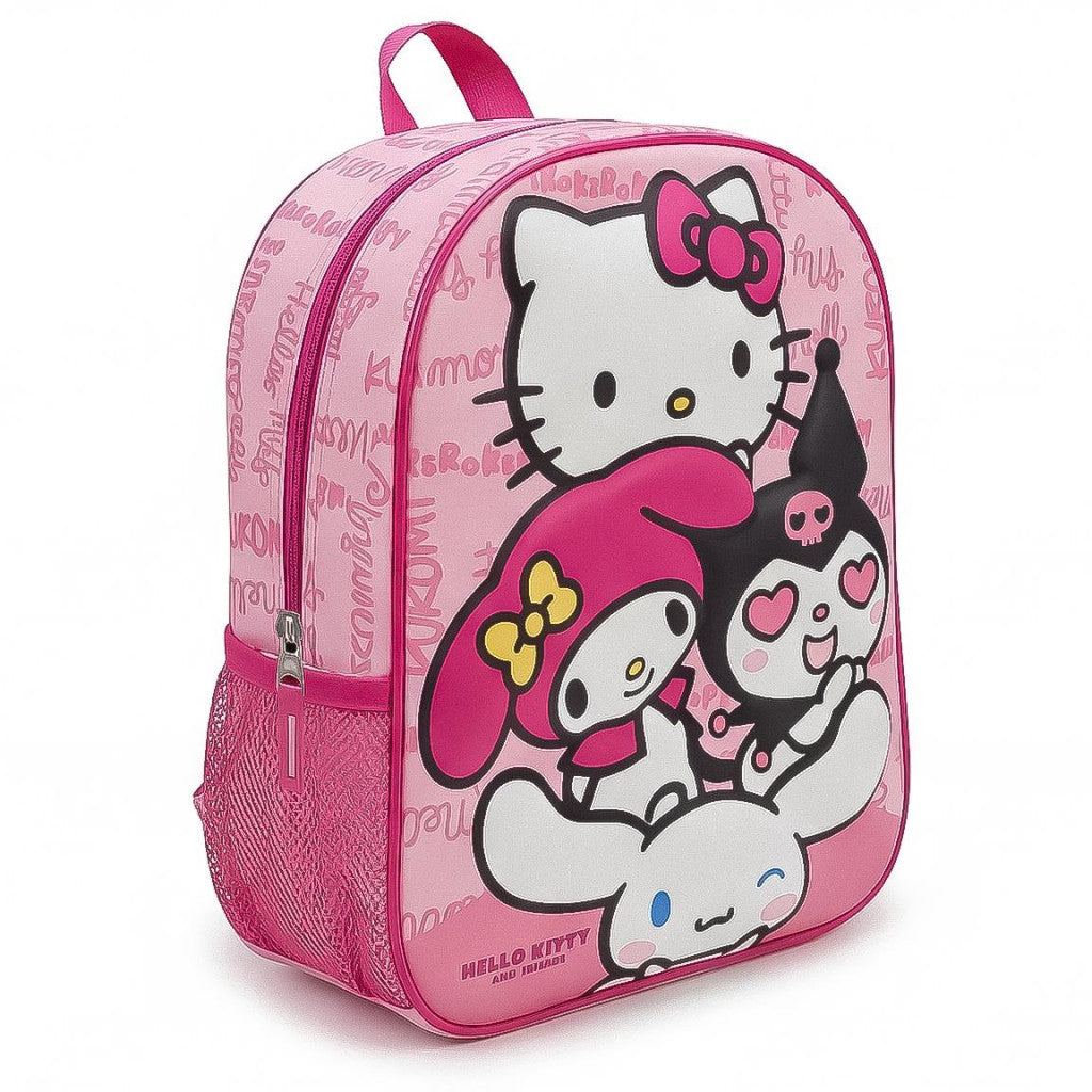 Hello Kitty Kawaii Cuties Sac à dos pour enfants de maternelle – 30 x 25 x 12 cm