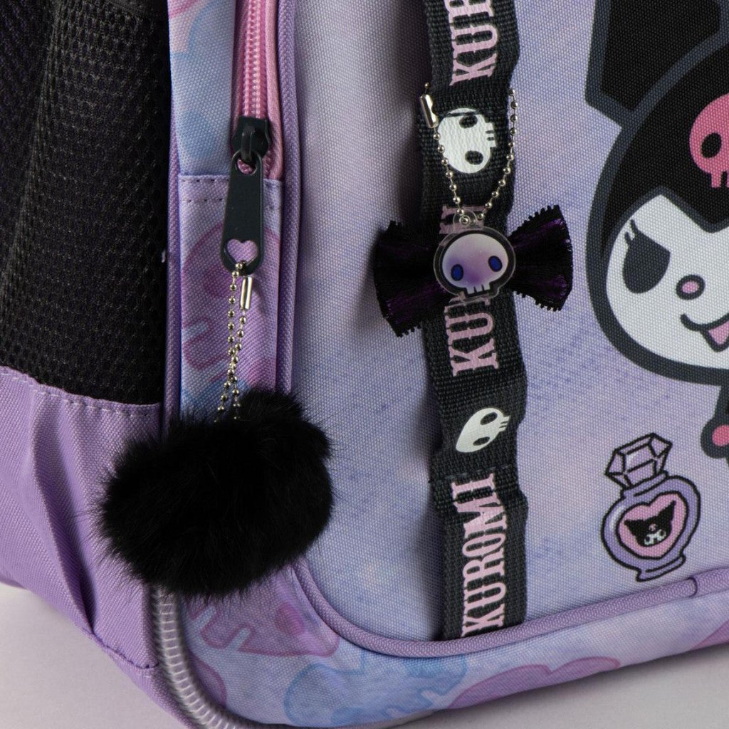Hello Kitty Kuromi , Tasche 42 cm Schulranzen für Kinder – 42 × 32 × 20 cm