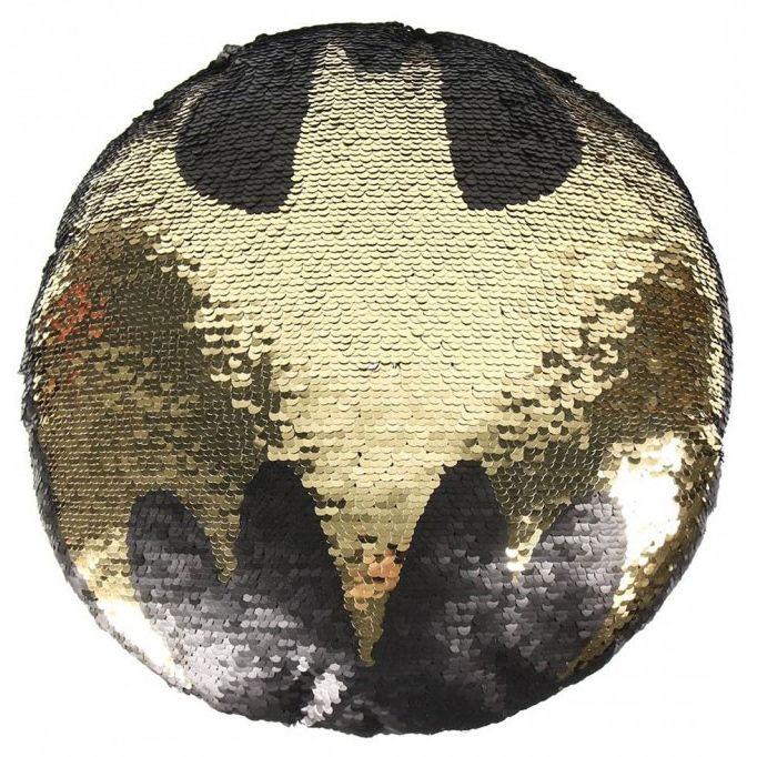 Batman Wendekissen mit Pailletten – 30 cm – Produktansicht