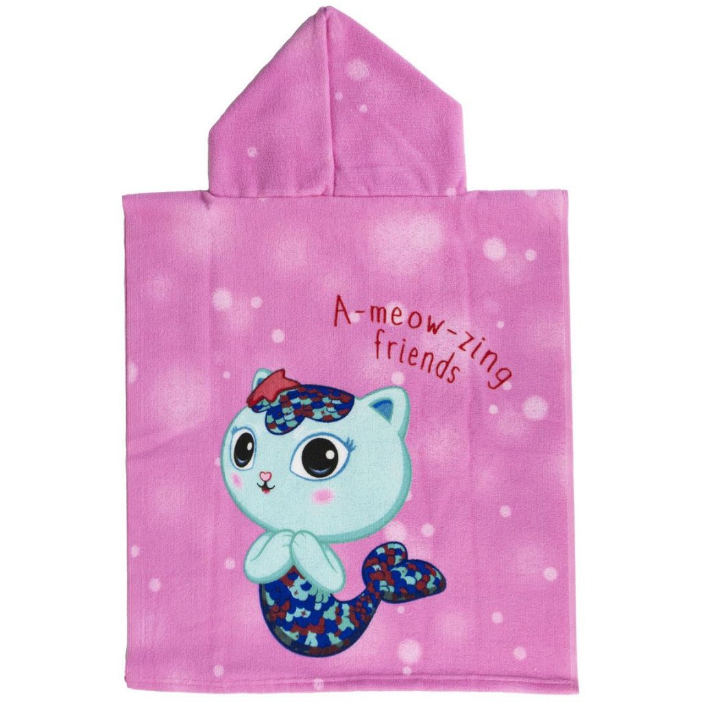 Gabby's Dollhouse Badeponcho für Kinder aus Polyester – 50 × 115 cm