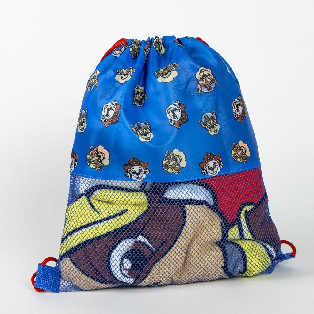 Paw Patrol Buddies -, Sportbeutel- und Baseballcap-Set Badetuch-Set für Kinder aus Polyester – 33 × 27 cm