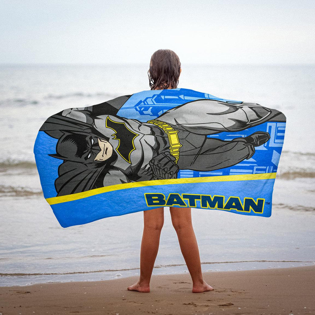 Batman Bath Towel, Beach Towel (Fast Dry) Children's Towel Made of Polyester – 70 × 140 cm