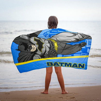 Batman Bath Towel, Beach Towel (Fast Dry) Children's Towel Made of Polyester – 70 × 140 cm