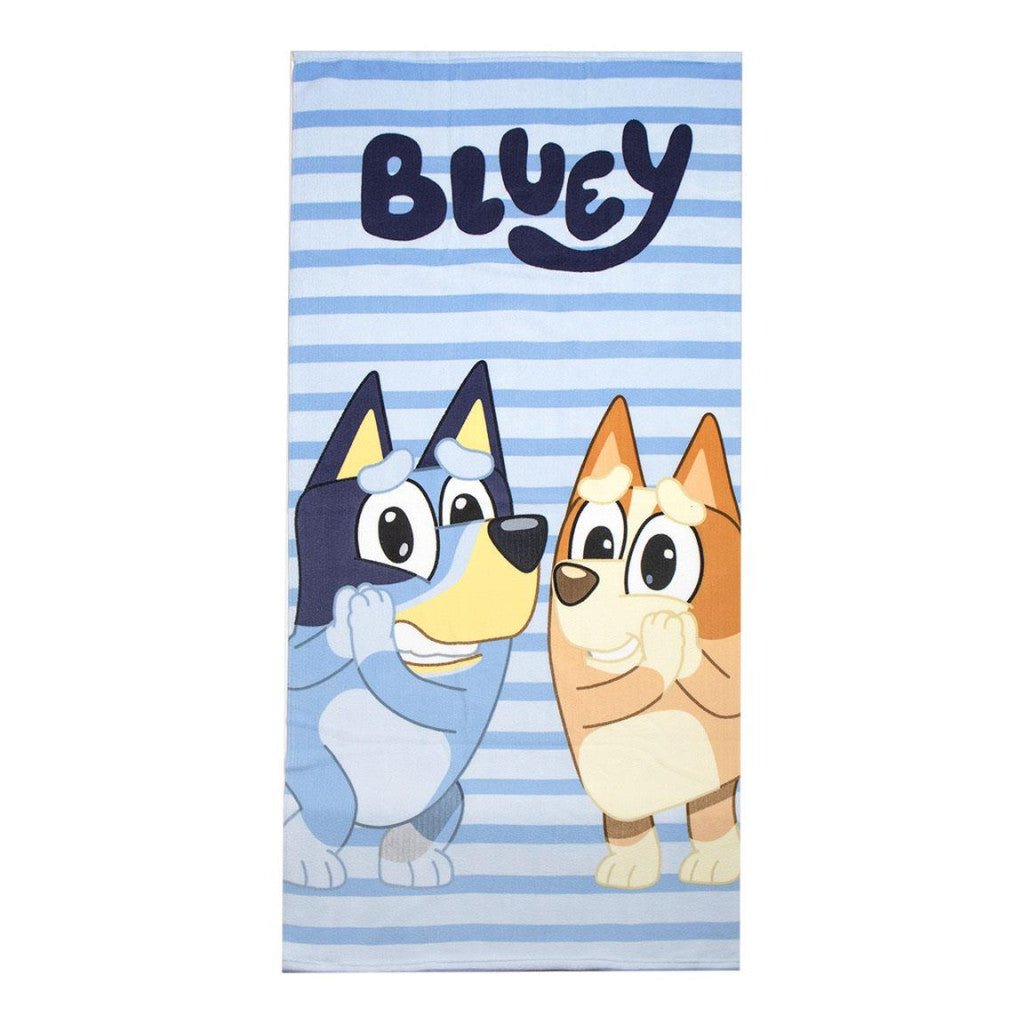Bluey , ( ) Badetuch für Kinder aus Polyester – 70 × 140 cm