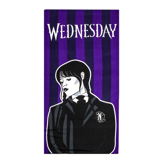 Wednesday , ( ) Badetuch für Kinder aus Polyester – 70 × 140 cm