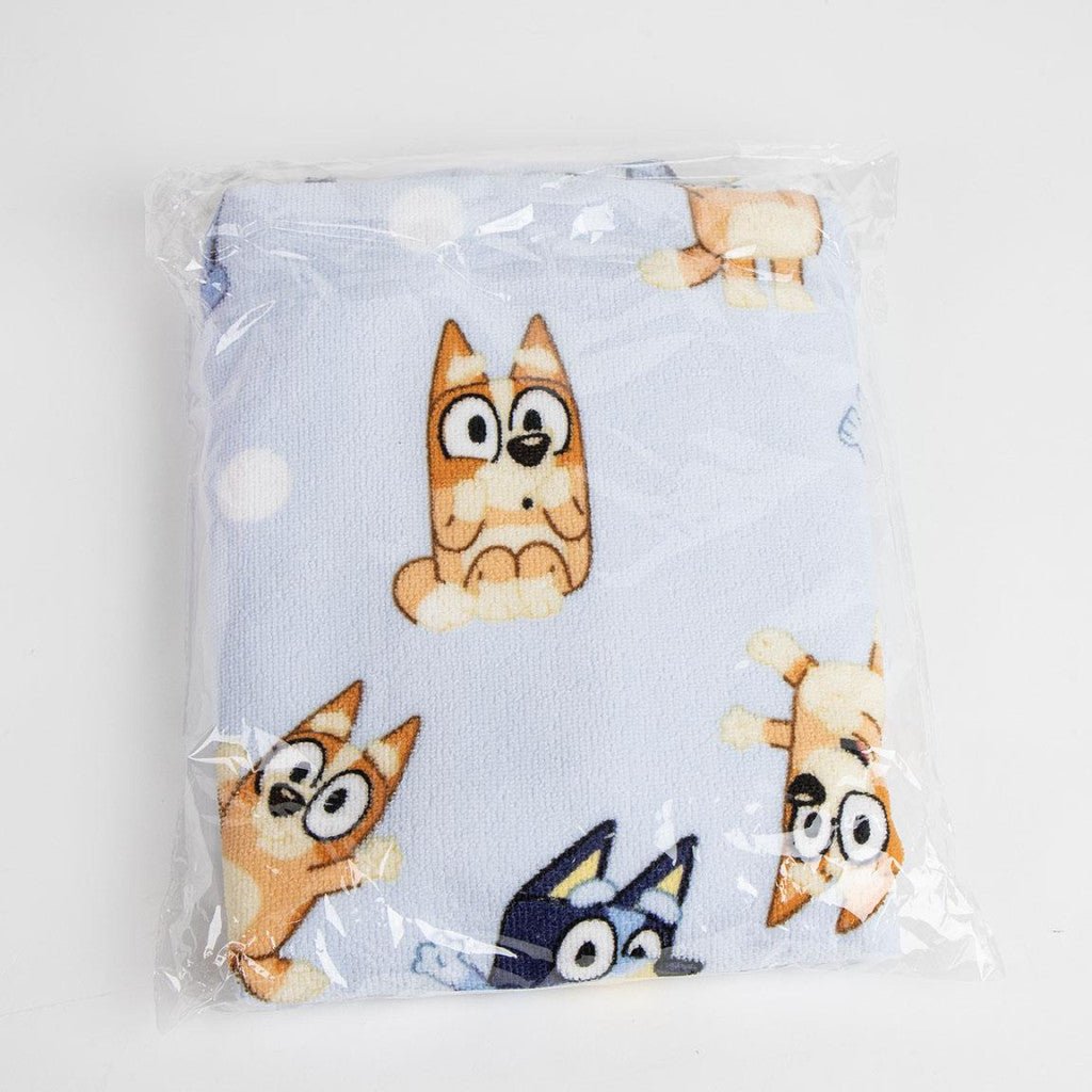 Bluey Badeponcho für Kinder aus Polyester – 50 × 115 cm