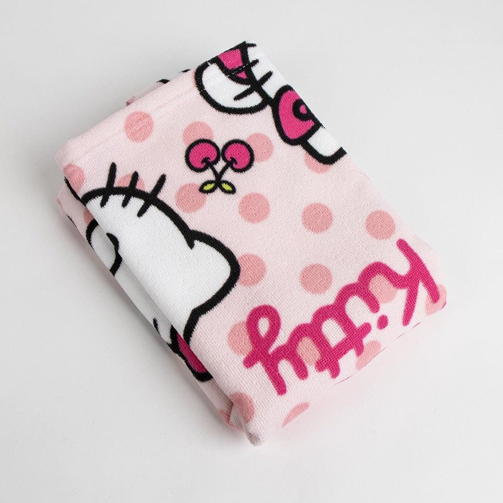 Hello Kitty Badeponcho für Kinder aus Polyester – 50 × 115 cm