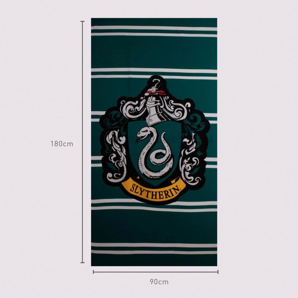 Harry Potter Slytherin , ( ) Badetuch für Kinder aus Polyester – 90 × 180 cm