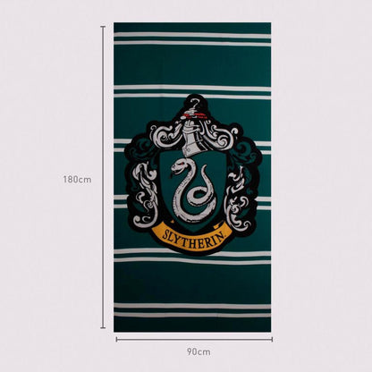 Harry Potter Slytherin , ( ) Badetuch für Kinder aus Polyester – 90 × 180 cm