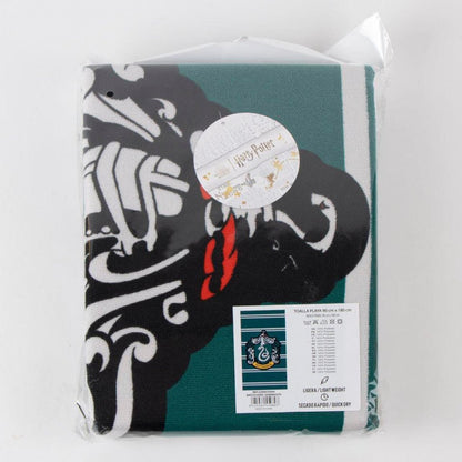Harry Potter Slytherin , ( ) Badetuch für Kinder aus Polyester – 90 × 180 cm