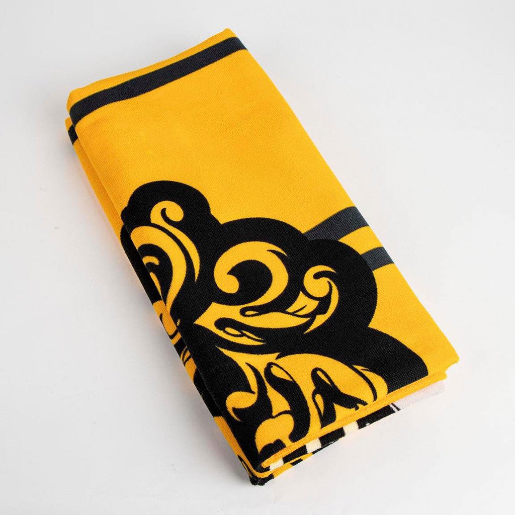 Harry Potter Hufflepuff , (schnell trocknend) Badetuch für Kinder aus Polyester – 90 × 180 cm