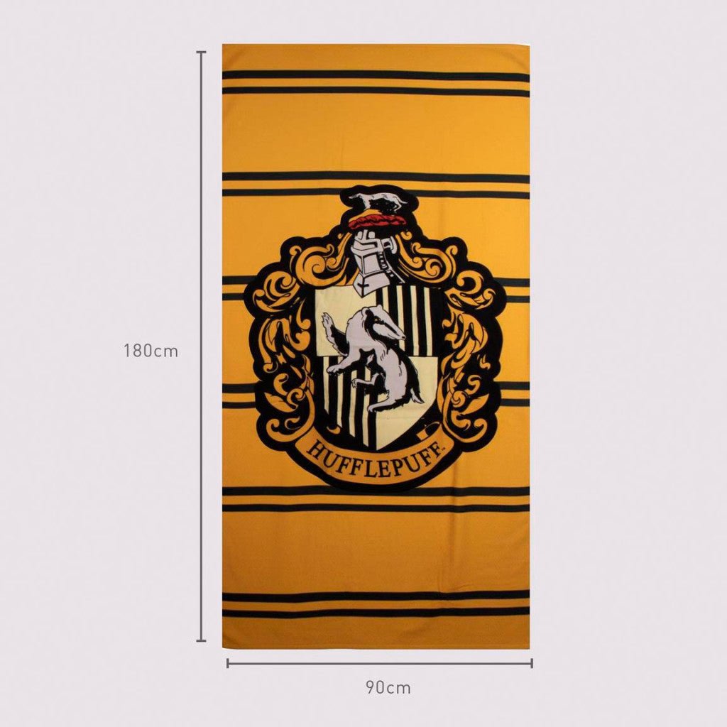 Harry Potter Hufflepuff , (schnell trocknend) Badetuch für Kinder aus Polyester – 90 × 180 cm