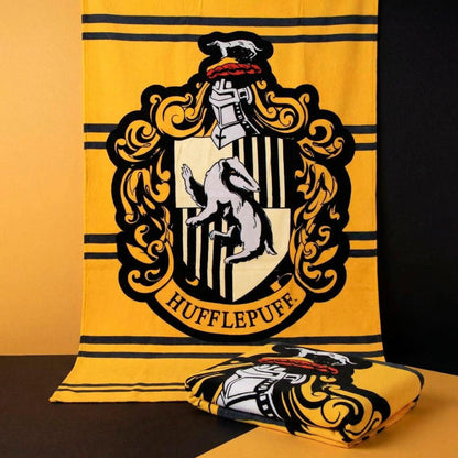 Harry Potter Hufflepuff , (schnell trocknend) Badetuch für Kinder aus Polyester – 90 × 180 cm