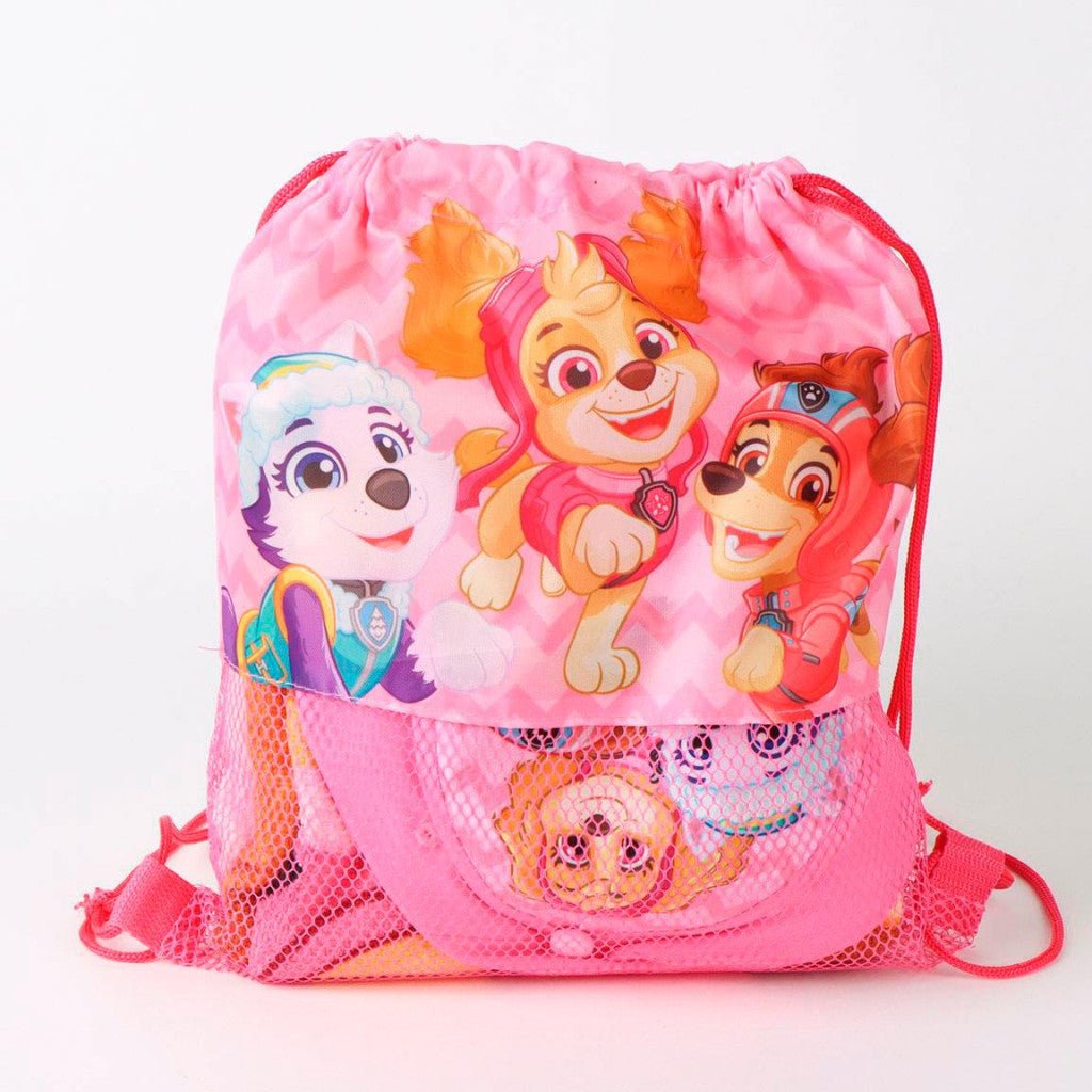 Paw Patrol Cool Girls , Turnbeutel, Baseballkappe Set Badetuch-Set für Kinder aus Polyester – 33 × 27 cm