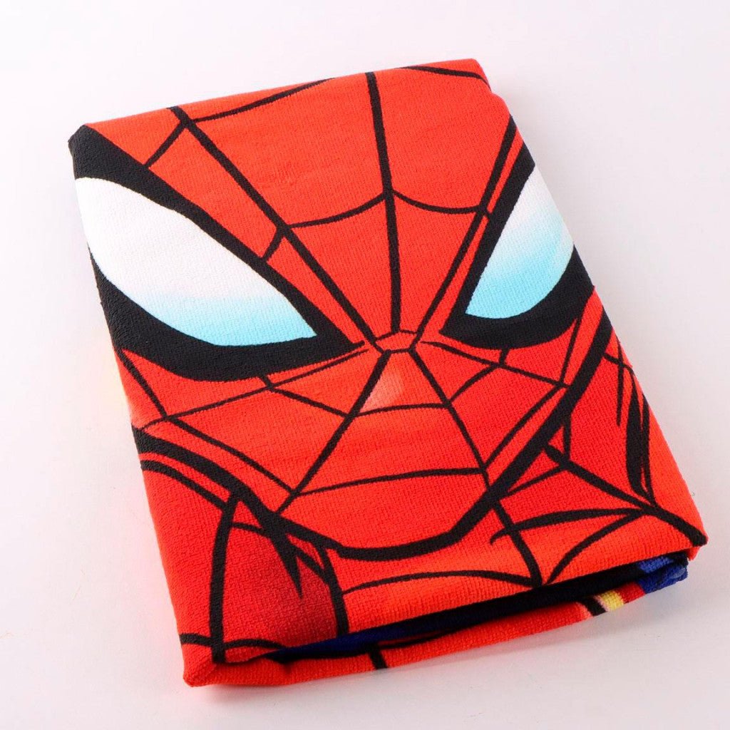 Spiderman Hero in Action Badehandtuch, ( ) Badetuch für Kinder aus Polyester – 70 × 140 cm