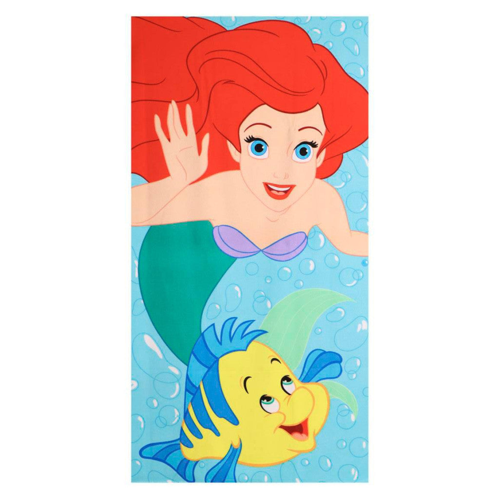 Disney Prinzessin Flounder , ( ) Badetuch für Kinder aus Polyester – 70 × 140 cm