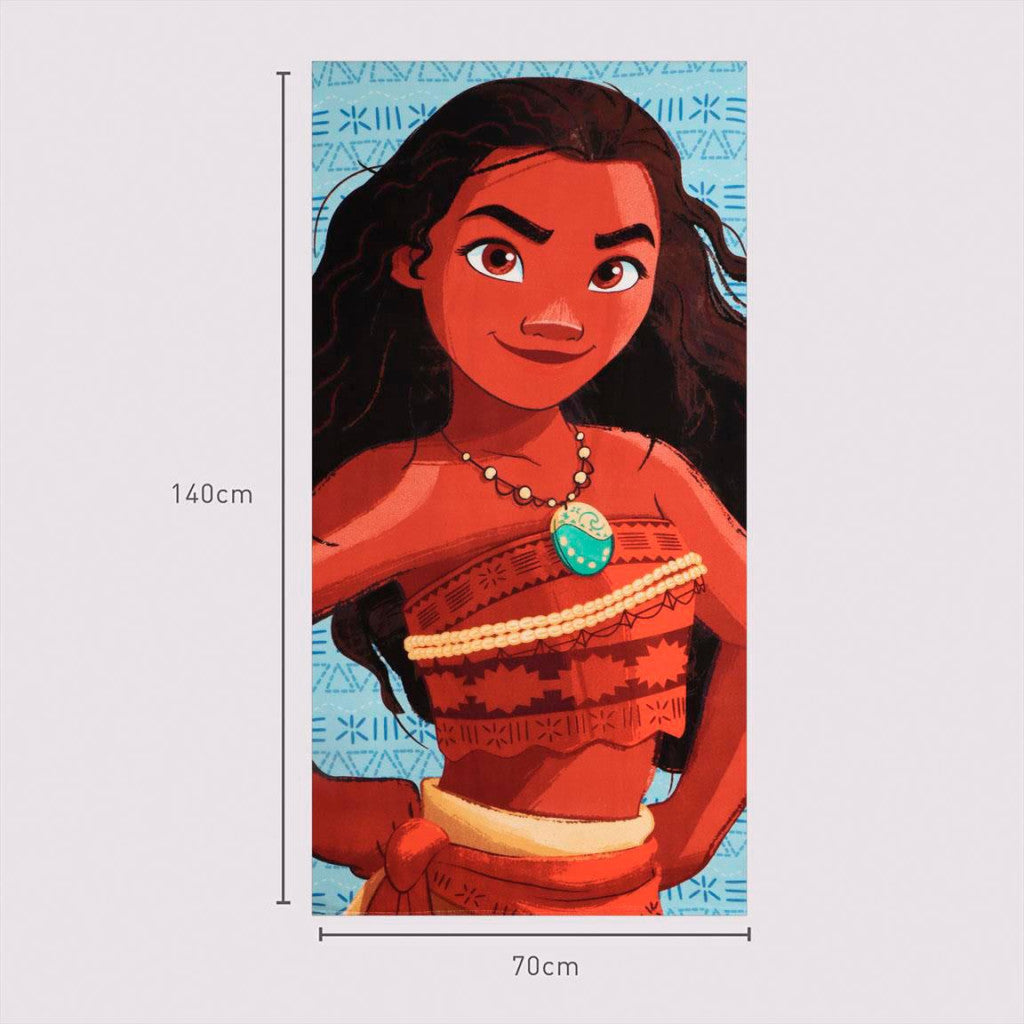 Disney Vaiana Cool , ( ) Badetuch für Kinder aus Polyester – 70 × 140 cm
