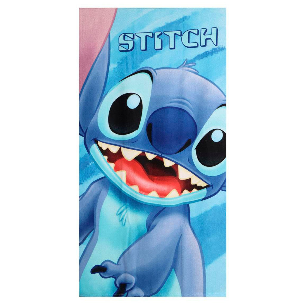Disney Lilo und Stitch Big Smile , ( ) Badetuch für Kinder aus Polyester – 70 × 140 cm