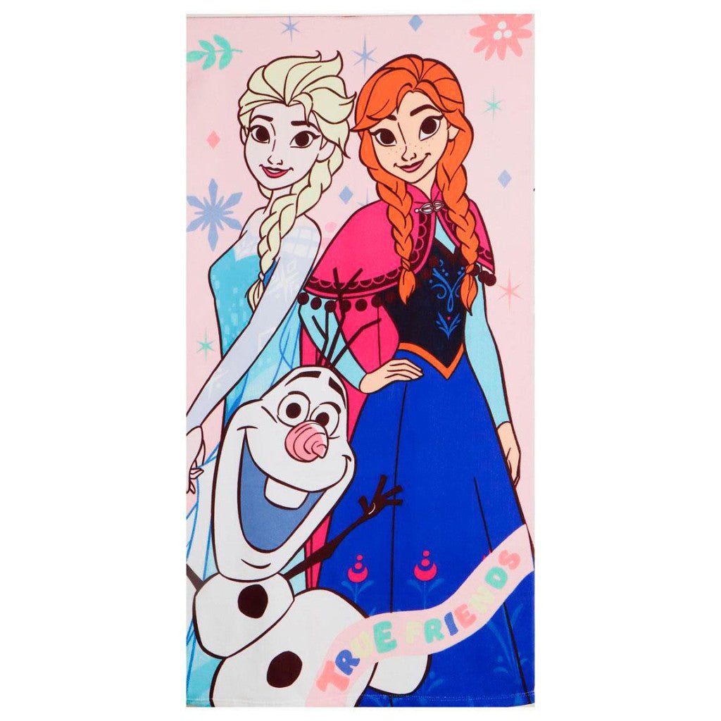 Disney Eiskönigin True Friends , Turnbeutel, Baseballkappe Set Badetuch-Set für Kinder aus Polyester – 33 × 27 cm