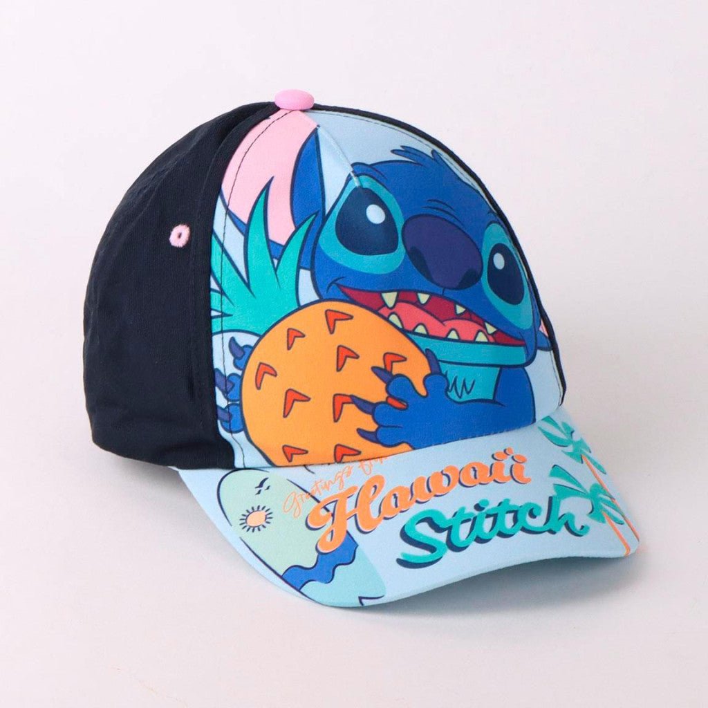 Disney Lilo und Stitch Hawaii -, Turnbeutel- und Baseballkappenset Badetuch-Set für Kinder aus Polyester – 33 × 27 cm