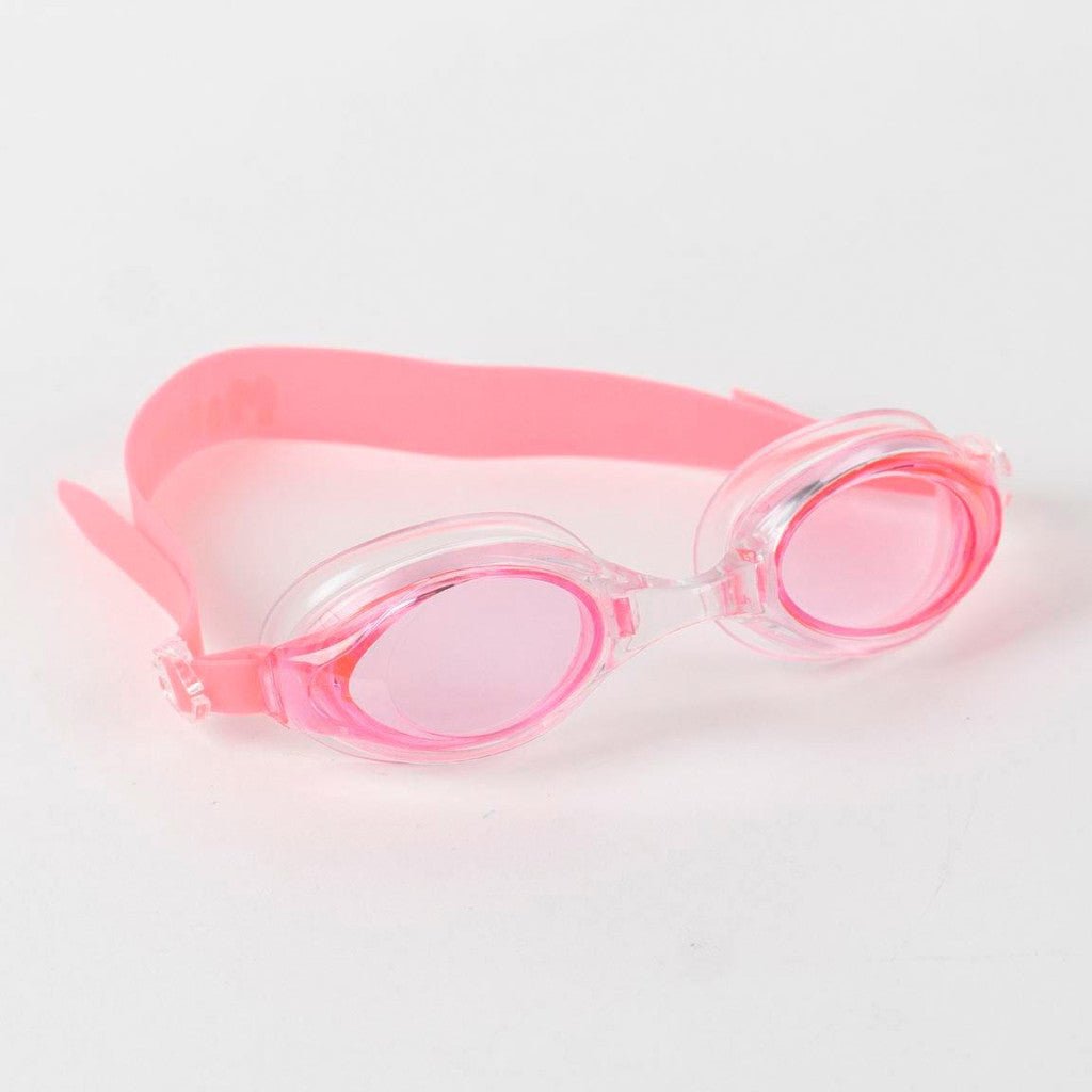 Disney Minnie Swimming und Schwimmbrille Set Badetuch-Set für Kinder aus Polyester – 24 × 34 cm