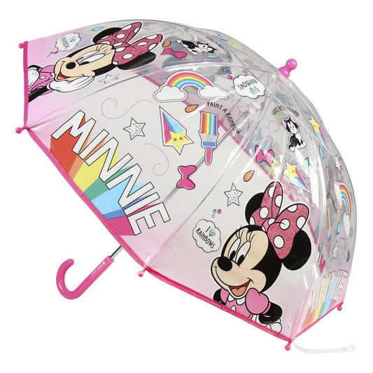 Disney Minnie Paint Transparent Kids' Umbrella – 71 cm