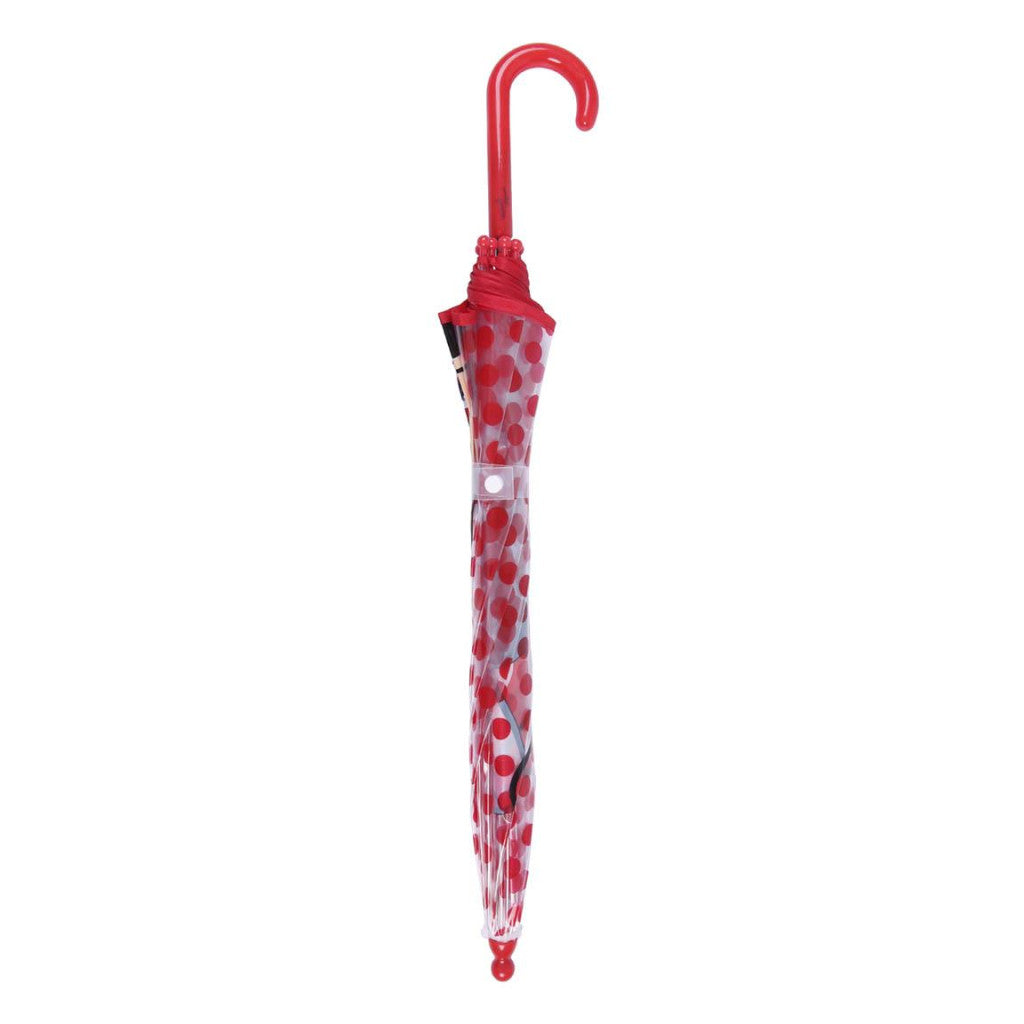 Disney Minnie Dots Transparenter Kinderregenschirm für Kinder – 71 cm