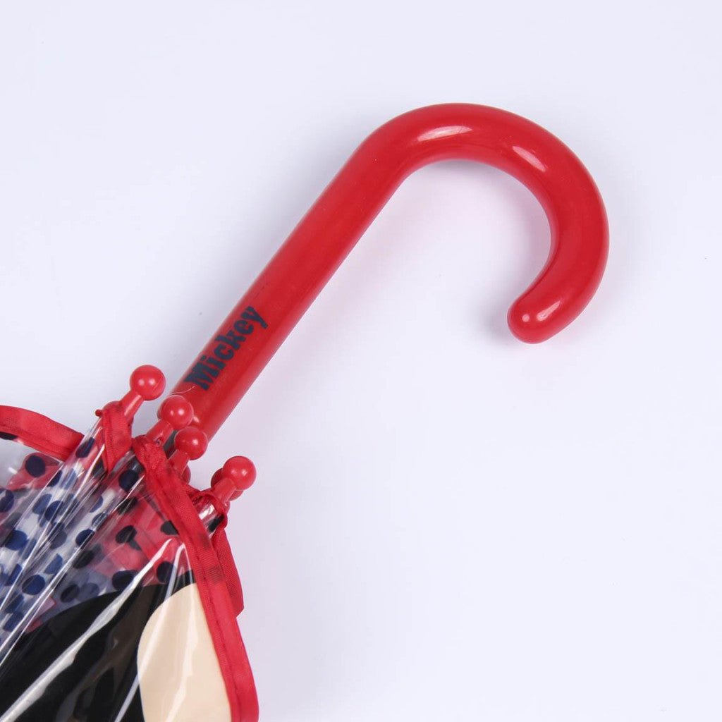 Disney Mickey Transparenter Kinderregenschirm für Kinder – 71 cm