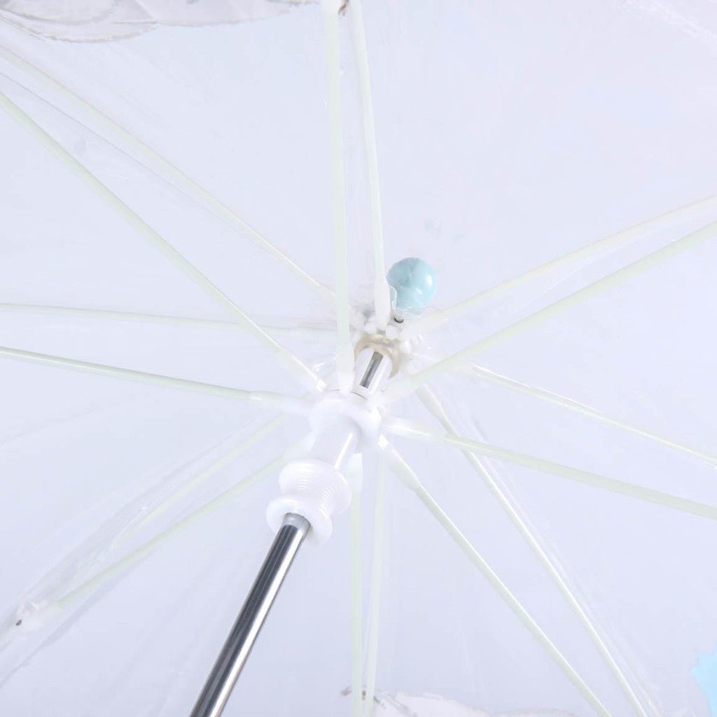 Disney Eiskönigin Icy Drizzle Transparenter Kinderregenschirm für Kinder – 71 cm