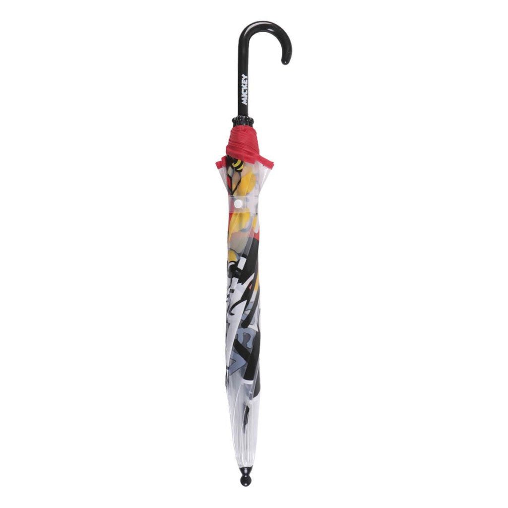 Disney Mickey Transparenter Kinderregenschirm für Kinder – 71 cm