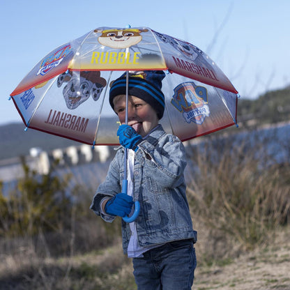 Paw Patrol Transparenter Kinderregenschirm für Kinder – 71 cm