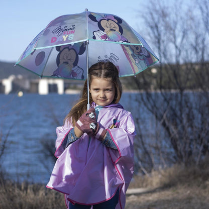 Disney Minnie Fun Days Parapluie transparent pour enfants – 71 cm