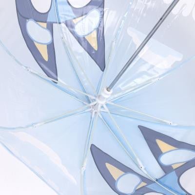Bluey Transparenter Kinderregenschirm für Kinder – 71 cm