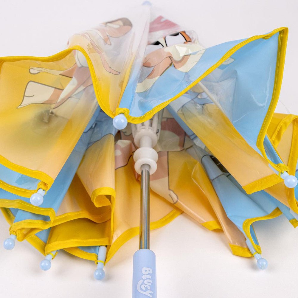 Bluey Transparenter Kinderregenschirm für Kinder – 71 cm