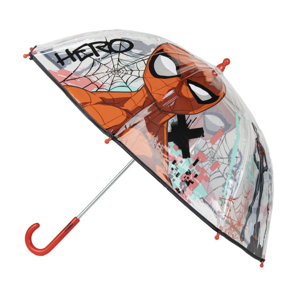 Spiderman Hero Transparenter Kinderregenschirm für Kinder – 71 cm