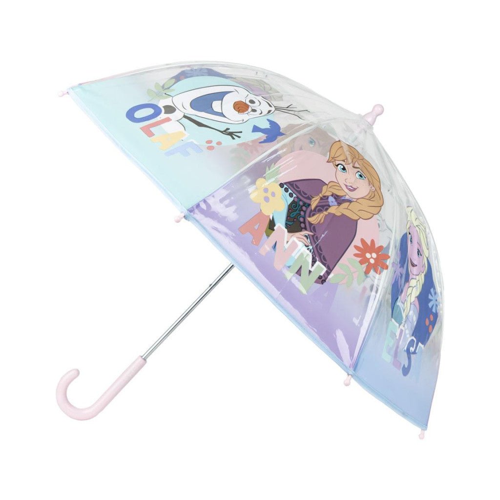Disney Eiskönigin Transparenter Kinderregenschirm für Kinder – 71 cm