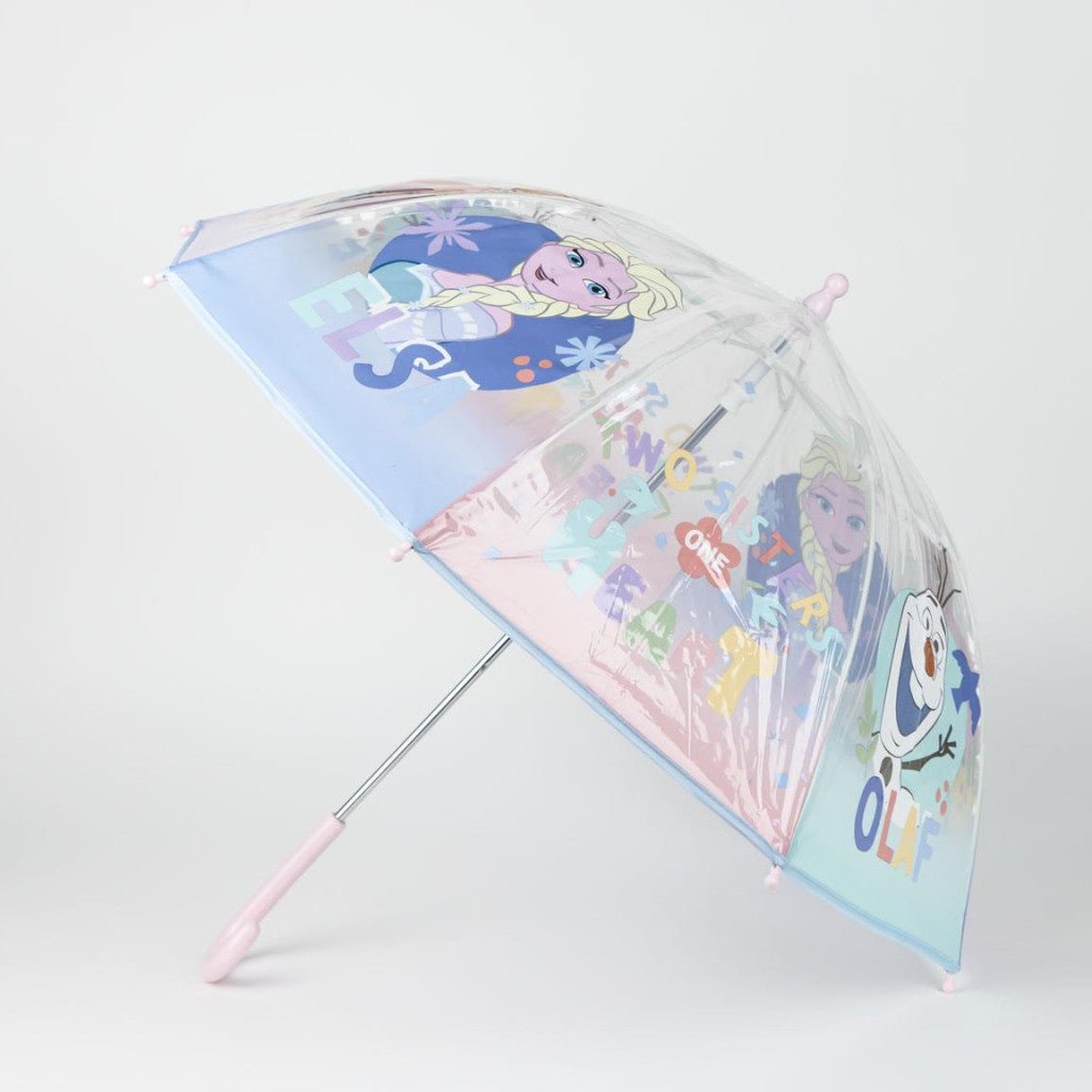 Disney Eiskönigin Transparenter Kinderregenschirm für Kinder – 71 cm