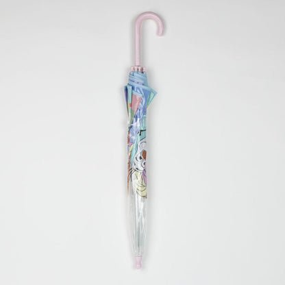 Disney Eiskönigin Transparenter Kinderregenschirm für Kinder – 71 cm