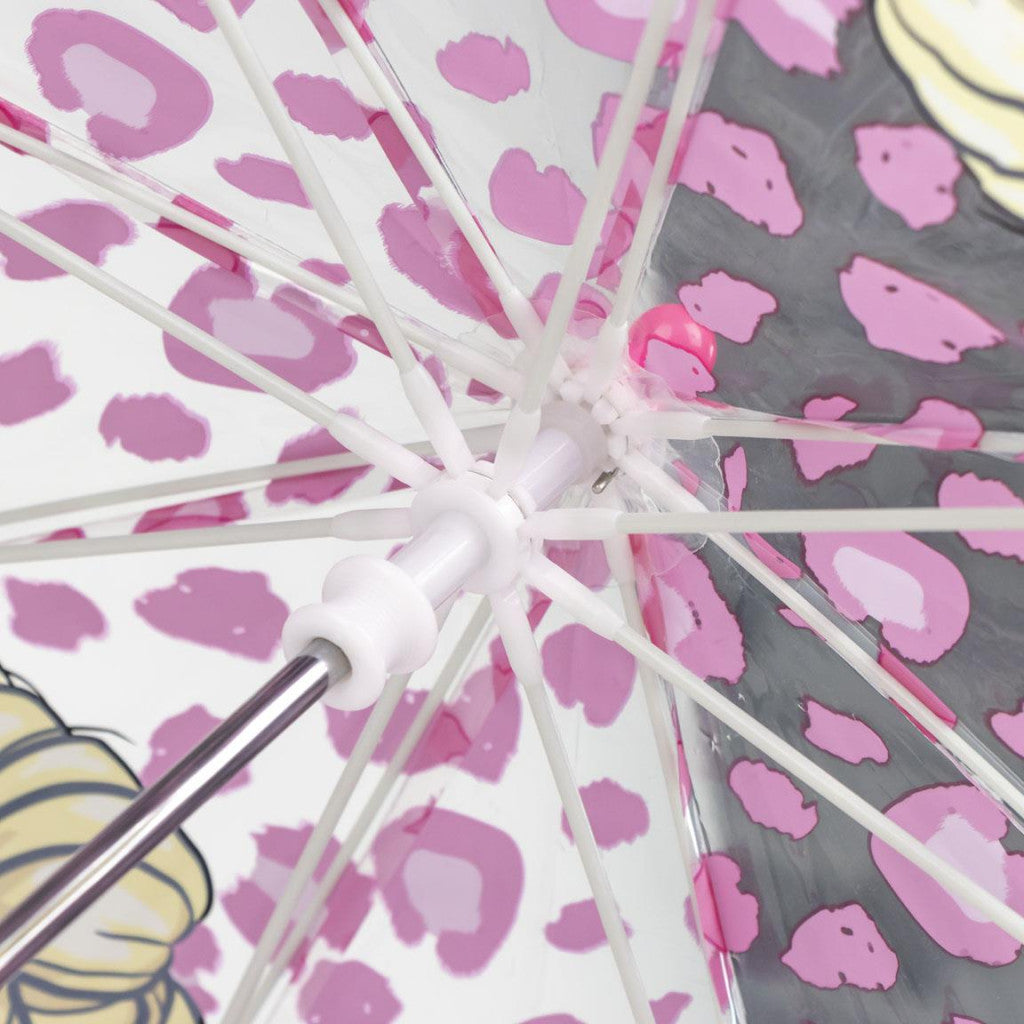 Parapluie Transparent Barbie Glam pour Enfants – 71 cm